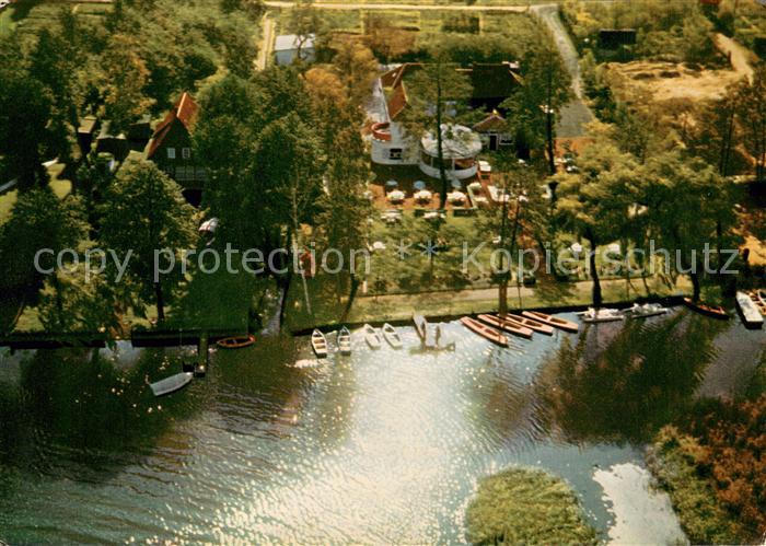 Steinhude am Meer Hotel Gaststaette Haus am Meer Fliegeraufnahme