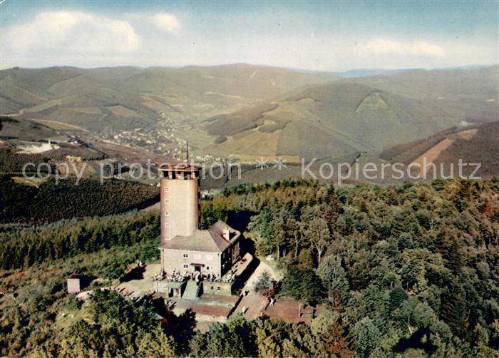 Altenhundem Aussichtsturm Hohe Bracht Fliegeraufnahme