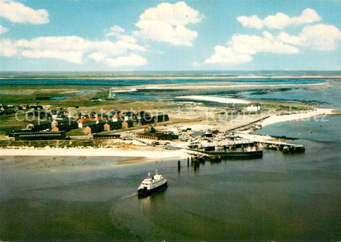 List Sylt Faehre Hafen Nordseebad Fliegeraufnahme