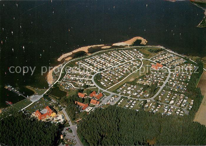 Langlau See Camping Kleiner Brombachsee Fliegeraufnahme