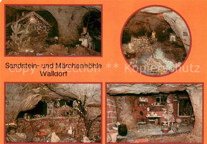 Walldorf Meiningen Sandsteinhoehle Maerchenhoehle Sagenhoehle Historische Staett