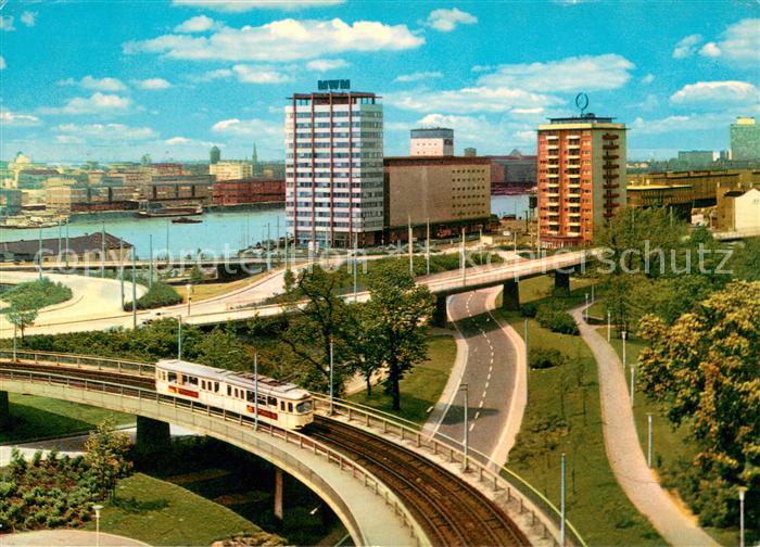 Mannheim Blick zum Rheinhafen