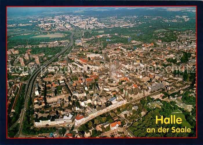 Halle Saale Fliegeraufnahme