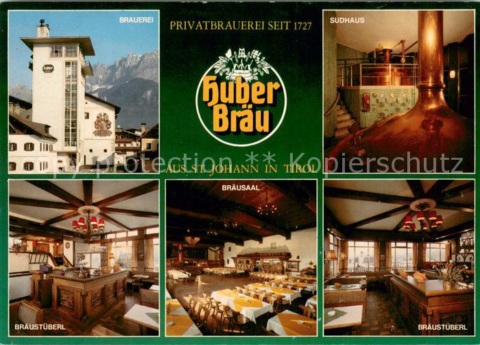 St Johann Tirol Brauerei Huber Sudhaus Braeustueberl Braeusaal