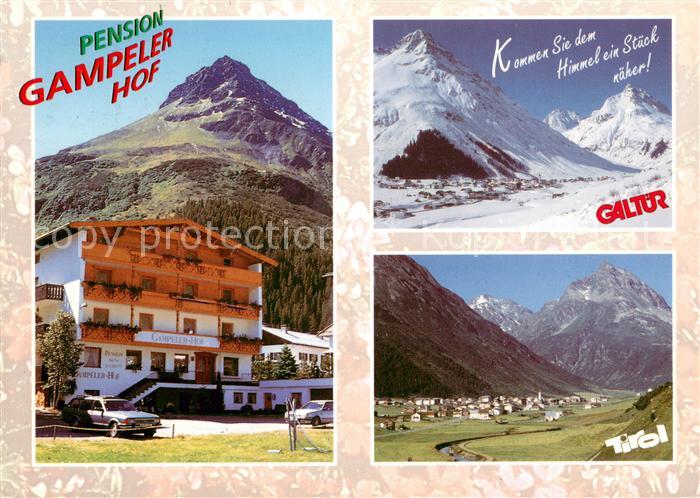 Galtuer Tirol Pension Gampeler Hof Alpenpanorama