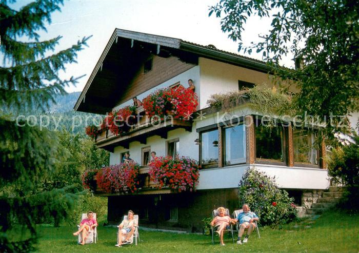 Hinterthiersee Gaestehaus Pension Haus Neubaenken Garten