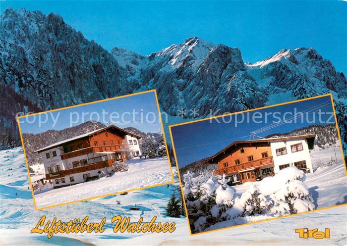 Walchsee Tirol Liftstueberl Gasthaus Pension Wintersportplatz Alpen