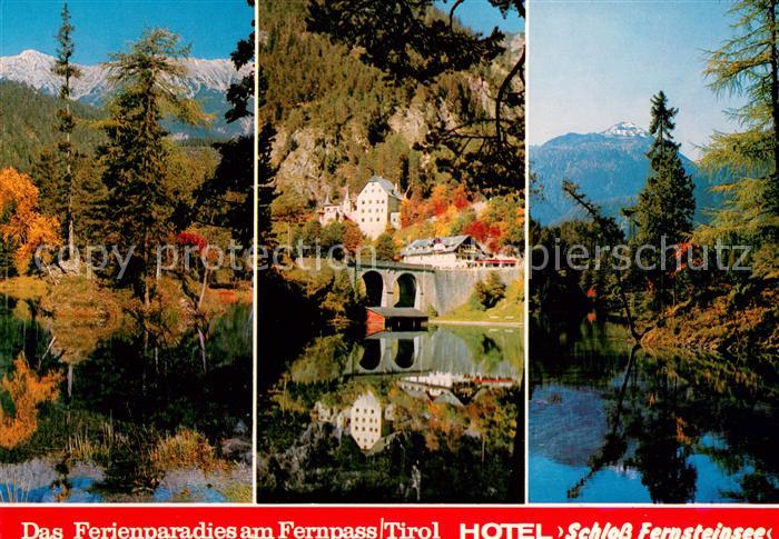 Nassereith Hotel Schloss Fernsteinsee Herbststimmung Alpenblick