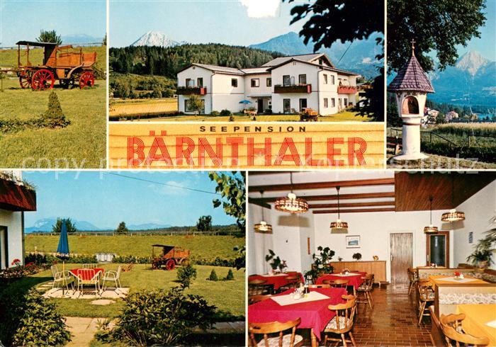 Faak am See Finkenstein Pension Baernthaler Garten Bildstock