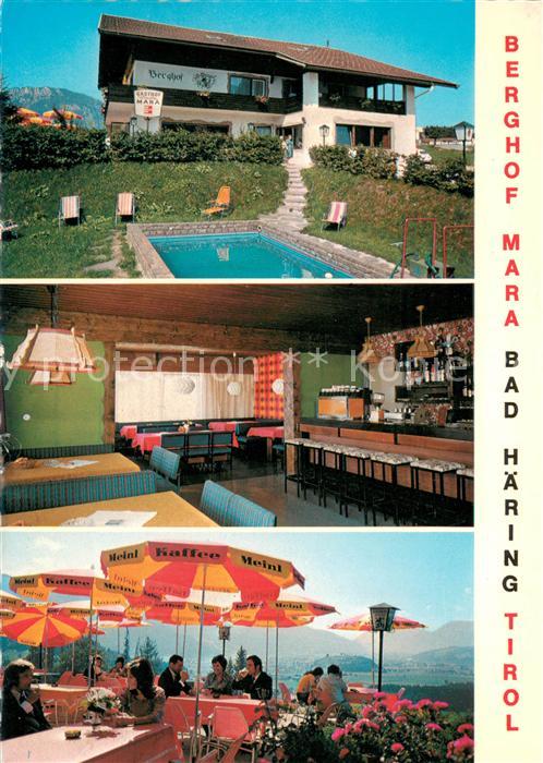 Bad Haering Tirol Berghof Mara Swimming Pool Gastraum Terrasse