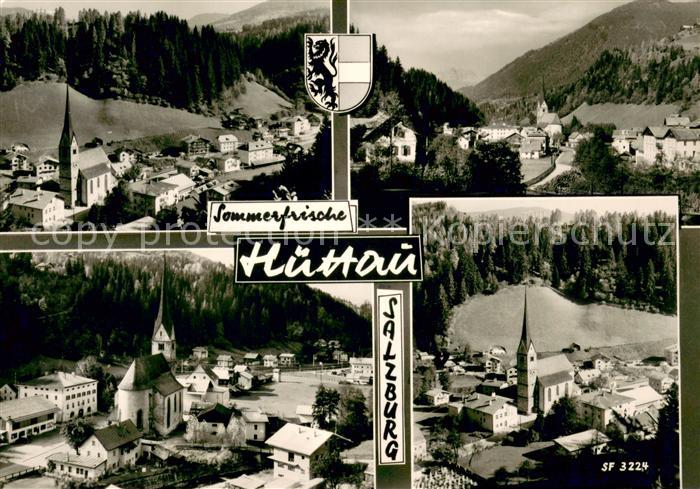 Huettau Sommerfrische Panorama Ortsansicht mit Kirche