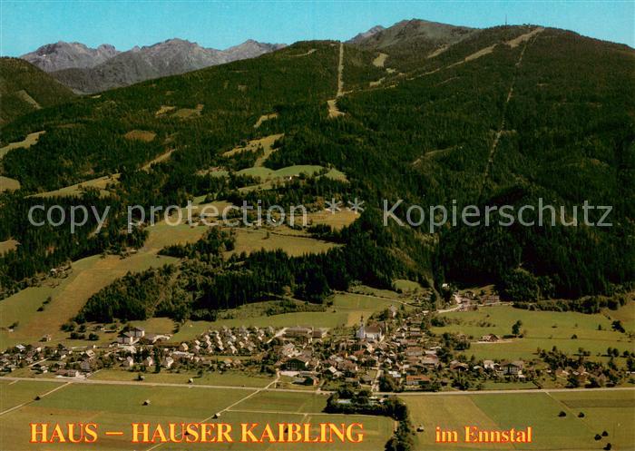 Haus Ennstal Erholungsort in Dachstein Tauern Region Fliegeraufnahme