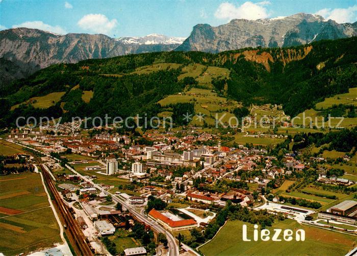 Liezen Steiermark Alpenpanorama Fliegeraufnahme
