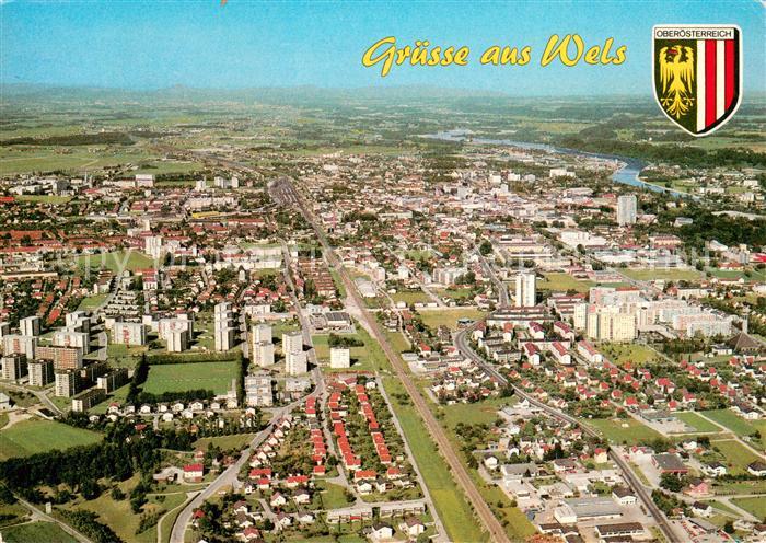 Wels Messestadt Fliegeraufnahme