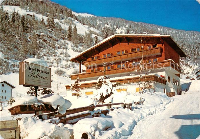 Neustift Stubaital Tirol Hotel Pension Bellevue Winterlandschaft Alpen