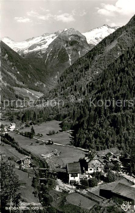 Badgastein Panorama Hotel Gruener Baum