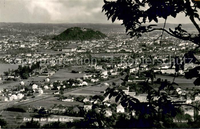 Graz Steiermark Blick von der Ruine Goesting
