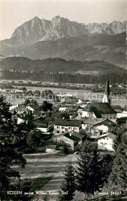 Koessen Tirol Panorama mit Wildem Kaiser