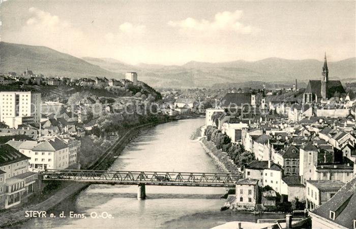 Steyr Enns Oberoesterreich Panorama