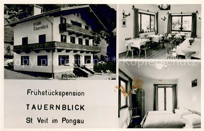 St Veit Pongau Pension Tauernblick Gaststube Zimmer
