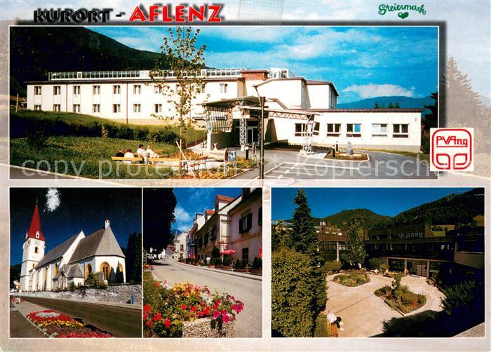 Aflenz Kurzentrum Kirche Strassenpartie
