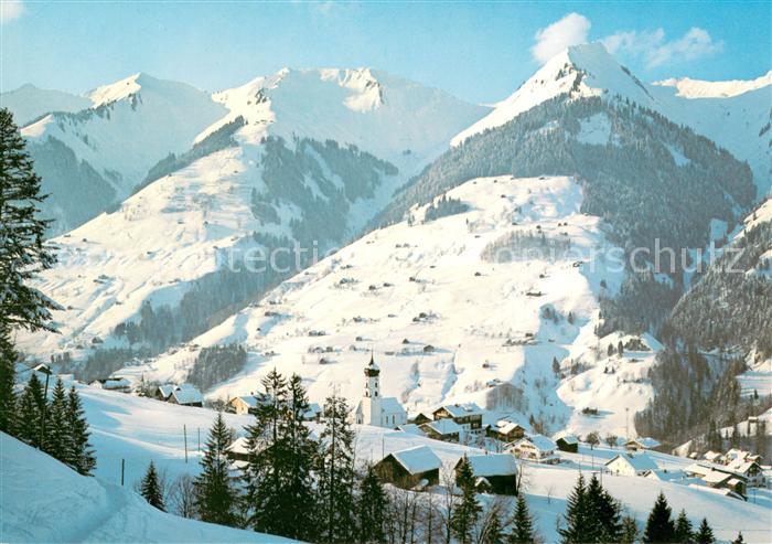 Raggal Walsertaler Berge Panorama