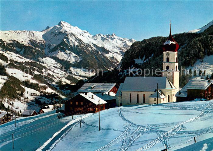 Raggal im Walsertal mit Kirch