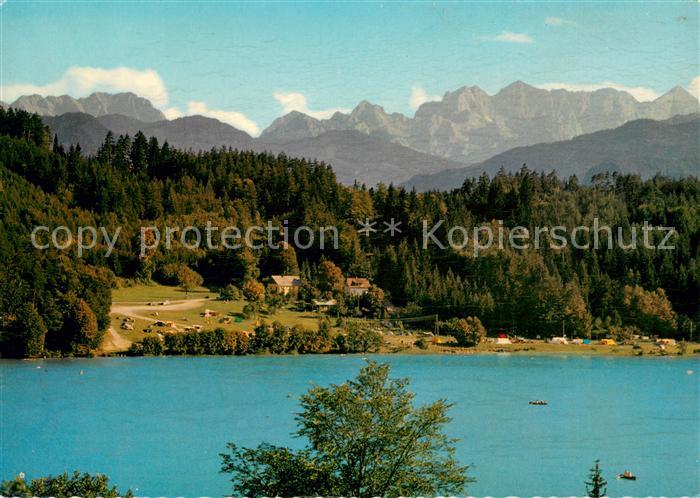 Klopeinersee mit Steiner Alpen