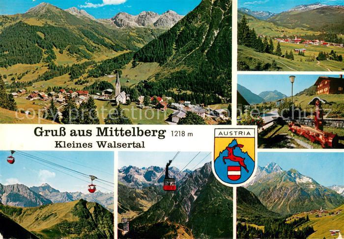 Mittelberg Kleinwalsertal Panorama Seilbahn