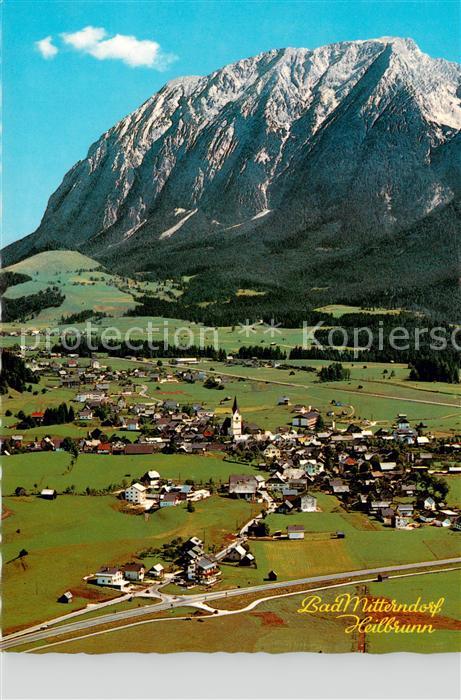 Bad Mitterndorf Fliegeraufnahme mit Heilbrunn und Grimmig