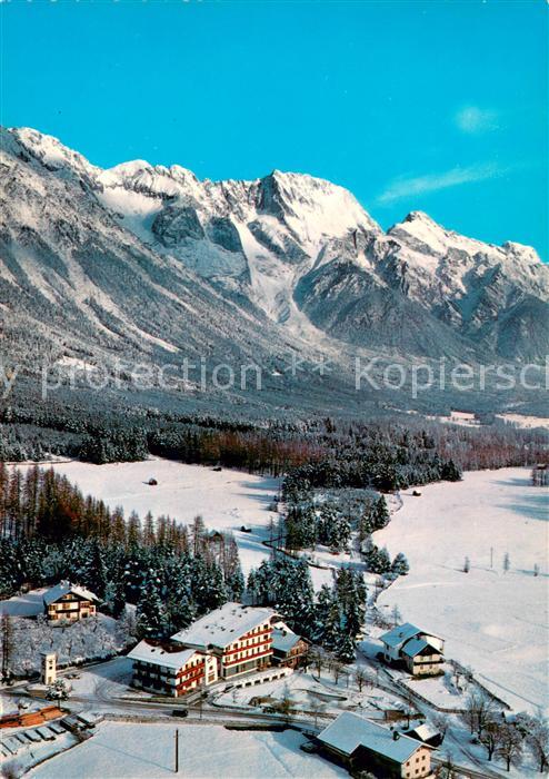 Obsteig Tirol Panorama mit Hotel Tyrol