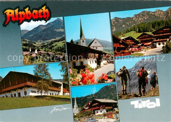 Alpbach Dorfpartien Panorama