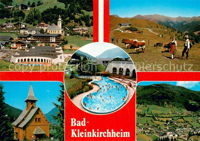 Bad Kleinkirchheim Kaernten Panorama Kirche Kurbad Fliegeraufnahme