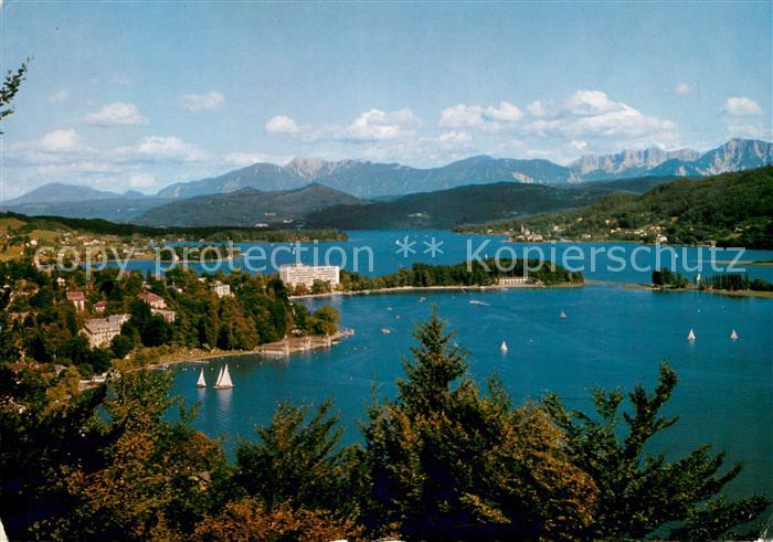Poertschach Woerthersee Fliegeraufnahme