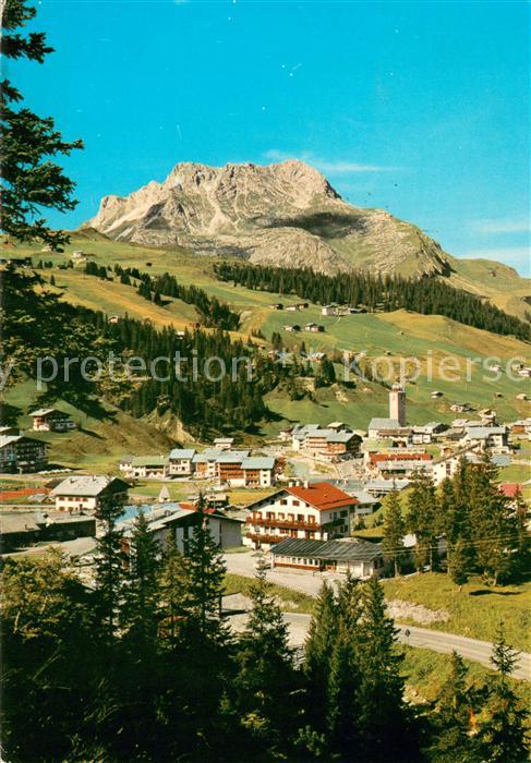 Lech Vorarlberg Panorama mit Karhorn
