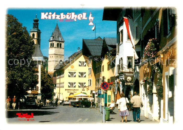 Kitzbuehel Tirol Strassenbild Vorderstadt
