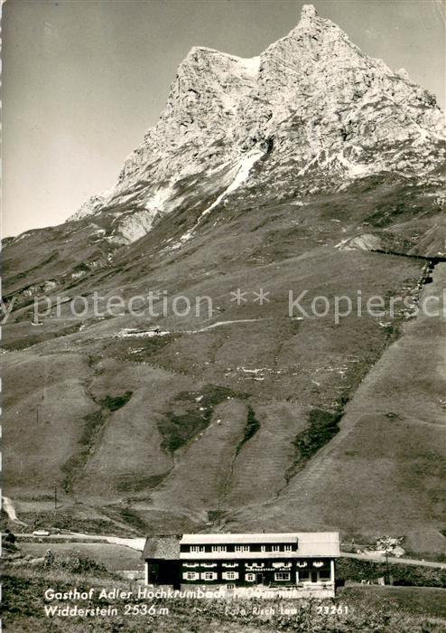 Hochkrumbach Gasthof Adler mit Widderstein