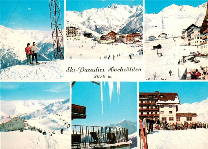 Hochsoelden Teilansichten Schlepplift Ortsmotive