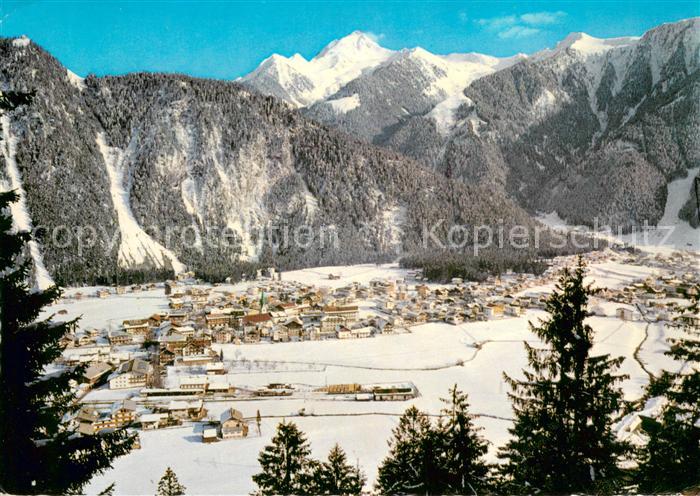 Mayrhofen Zillertal Panorama mit Ahornspitze