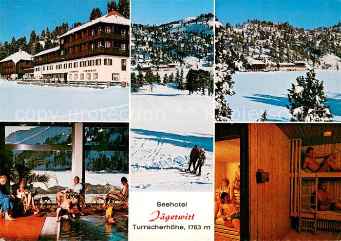 Turracher Hoehe Brandstaetters Seehotel Jaegerwirt Hallenbad Sauna