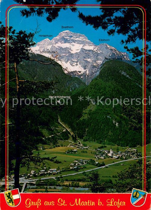 St Martin Lofer Panorama im Pinzgauer Saalachtal