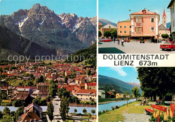 Lienz Tirol Panorama Johannesplatz Inselpromenade