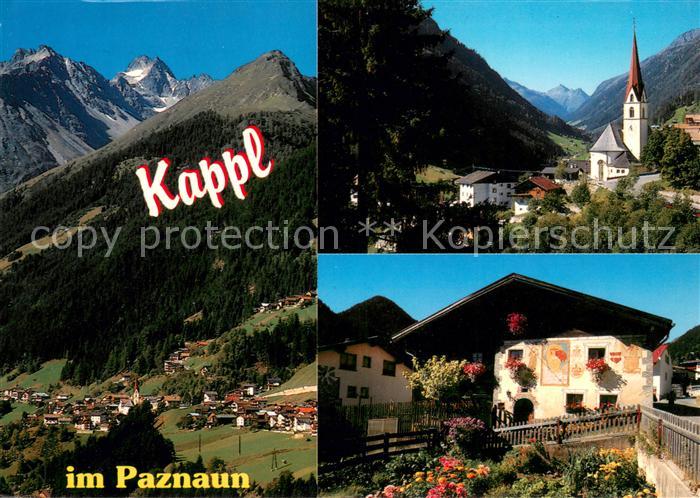 Kappl Tirol mit Fatlarspitze und Kappler Kopf Bemaltes Haus