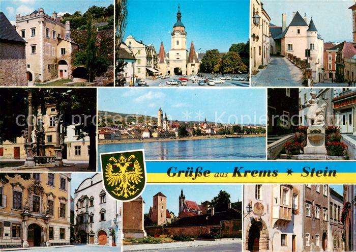 Krems Donau Kl Passauerhof Steiner Tor Wegscheid Nepomuksaeule Mauterner Bruecke