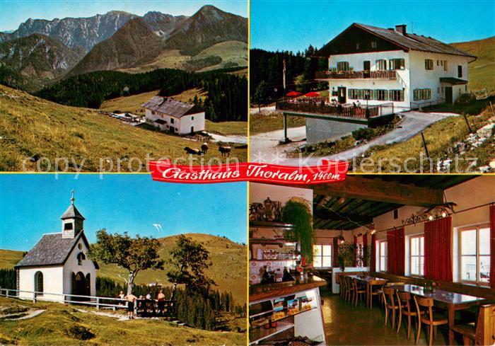 Strobl Wolfgangsee Postalmgebiet Gasthof Thoralm Gaststube Kapelle
