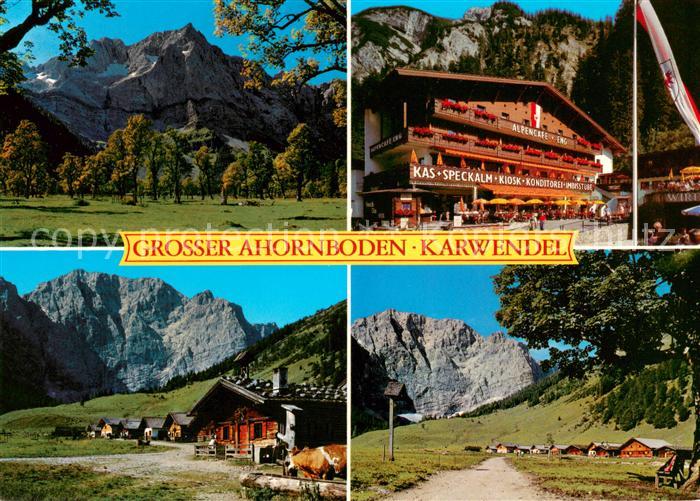Hinterriss Tirol Gr Ahornboden Alpencafe Eng Sonnenterrasse Talschluss