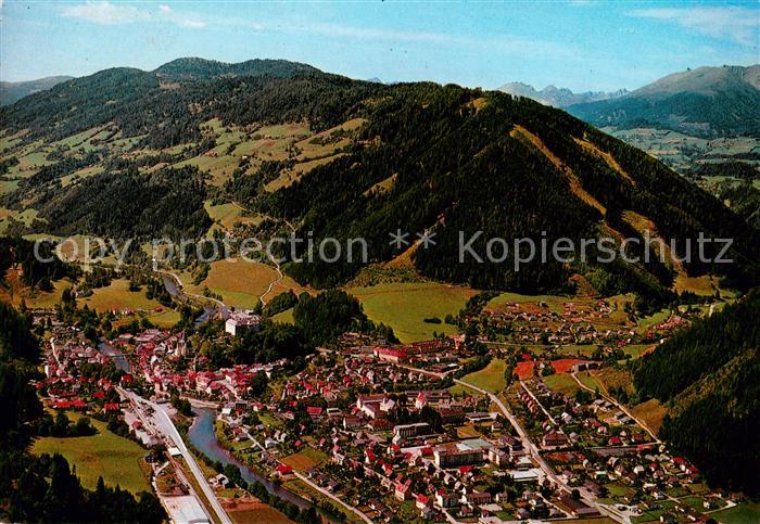 Murau Steiermark Fliegeraufnahme mit Niedere Tauern
