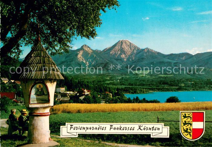 Faakersee Panorama Bildstock