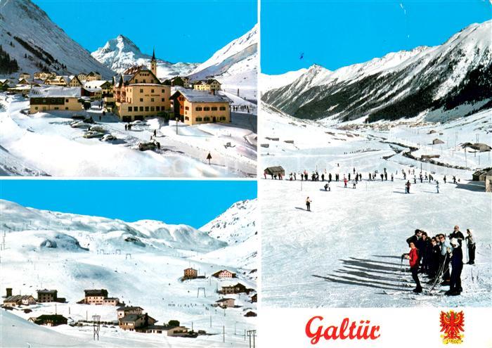 Galtuer Tirol Panorama Skipisten