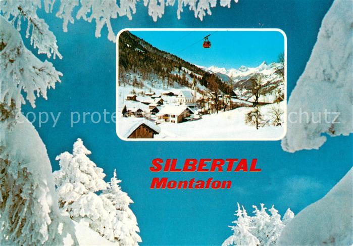 Silbertal Panorama mit Seilbahn
